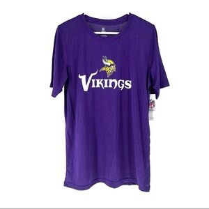 NFL Team Apparel Youth Short Sleeve Minnesota Vikings T-shirt - Various Sizes